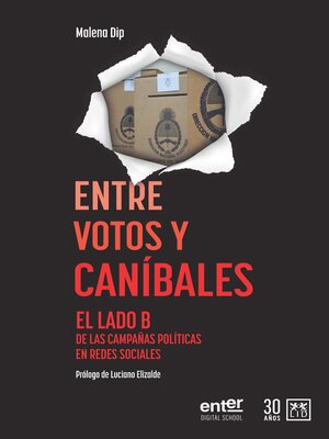 cover image of Entre votos y caníbales